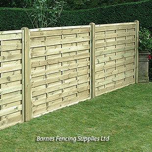Square Horizontal Fence Panels